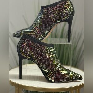 NWOT Thalia Sodi Rhinestone Knit Ankle Booties
